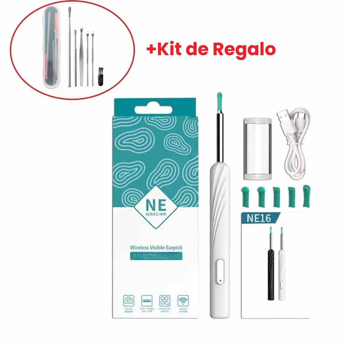 Limpia Orejas - Elimina Tapones De Cerumen HD