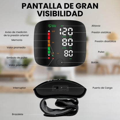 Tensiómetro de Muñeca  - Controla Tu Salud De Forma Precisa