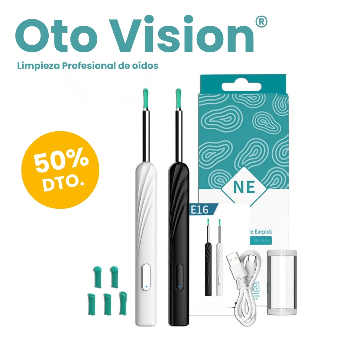 Limpia Orejas - Elimina Tapones De Cerumen HD